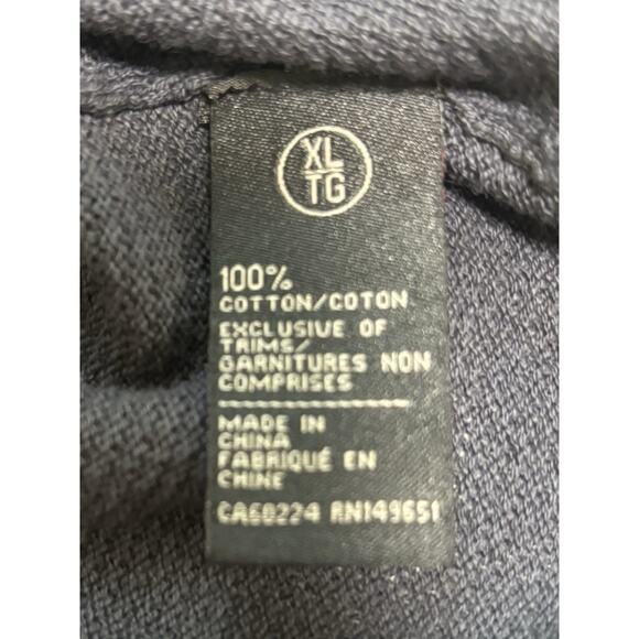 Buffalo David Bitton Wasolop Midnight Blue Full Zip Men's Hoodie Sweater XL NWT - Picture 6 of 10